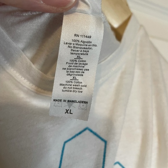 Next Level Apparel Muse white band tee jr sz XL - Picture 5 of 5